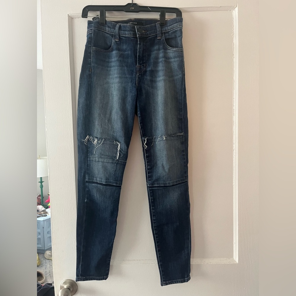 J Brand patch jeans